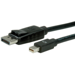 Kabel DisplayPort  v1.1, DP - Mini DP, M/M, 2.0m, Roline